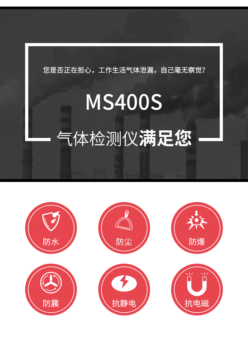 MS400便攜式氣體檢測儀